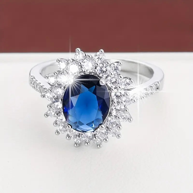 Vionne Saphirae Ring | Weissgold