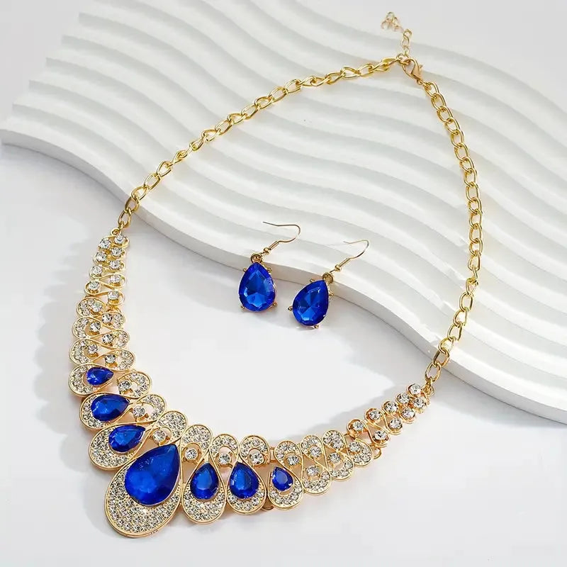Maevina Zafiros Schmuckset | Gold