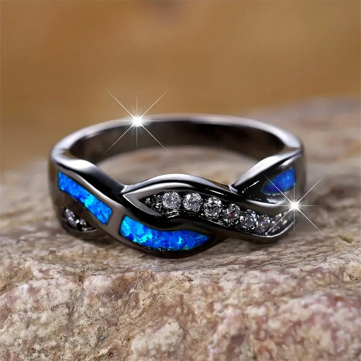 Thessia Lunebray Ring | Weissgold