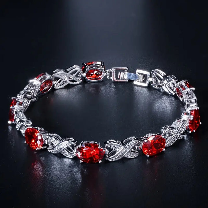 Alendra Flameaux Armband | Weissgold
