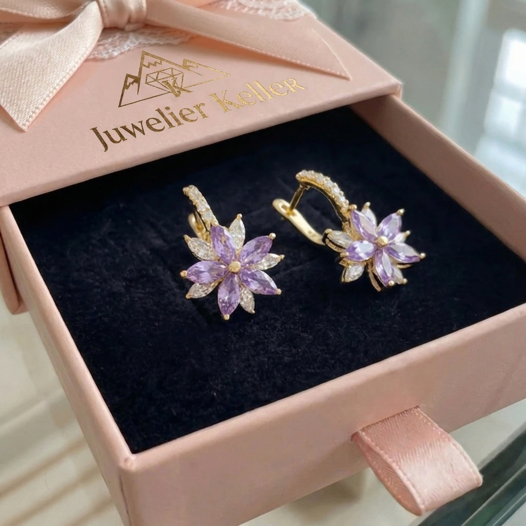 Amethelis Flora Ohrringe | Gold