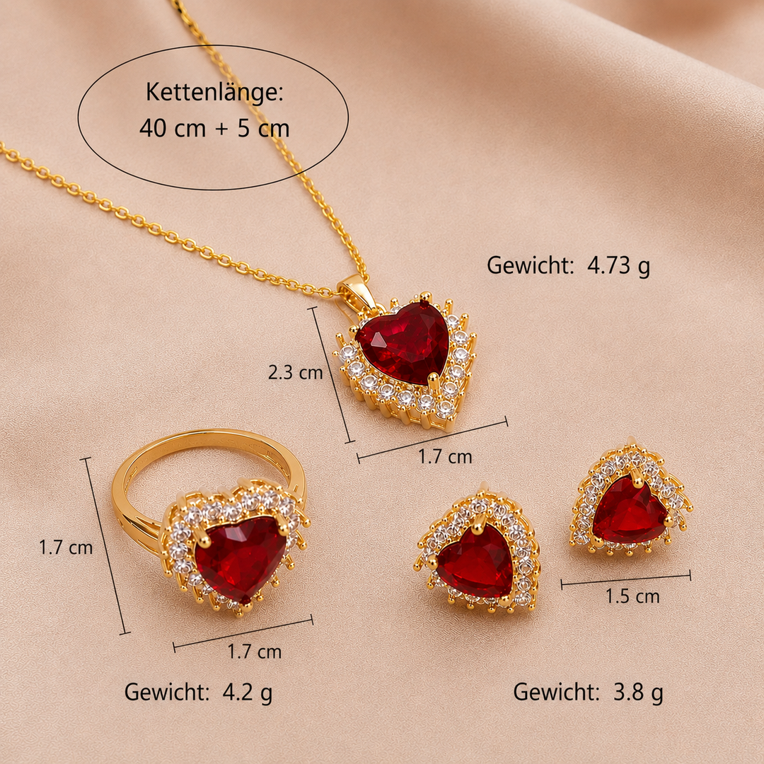 Anavelle Roubella Schmuckset | Gold