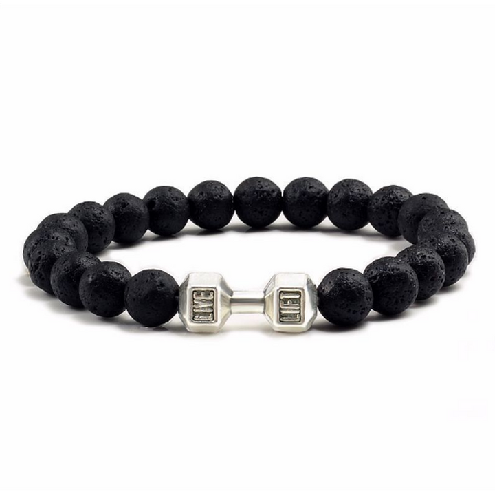 Aromatherapie-Armband mit Lavasteinen