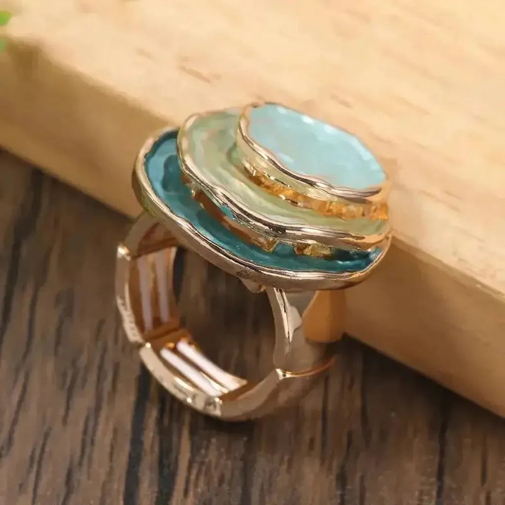 Dreireihiger Retro-Ring