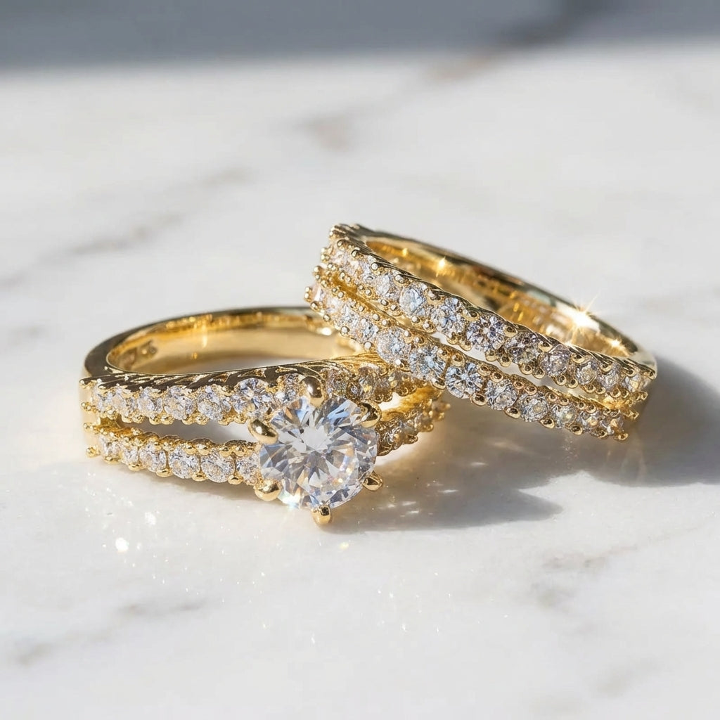 Ewige Strahlkraft Ring-Set