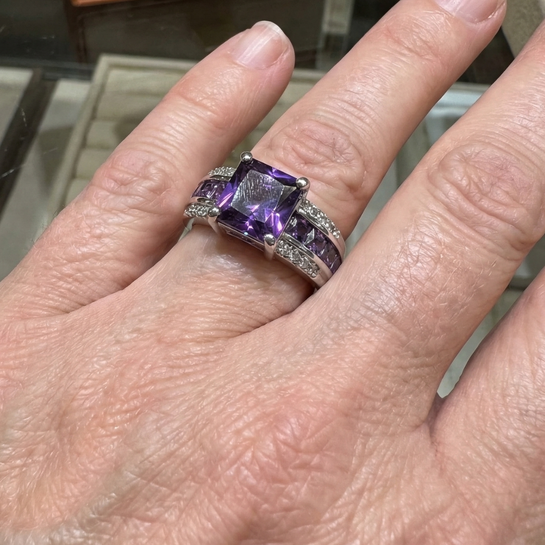 Kassira Lilacmont Ring | Weissgold
