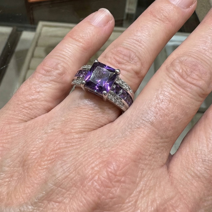 Kassira Lilacmont Ring | Weissgold