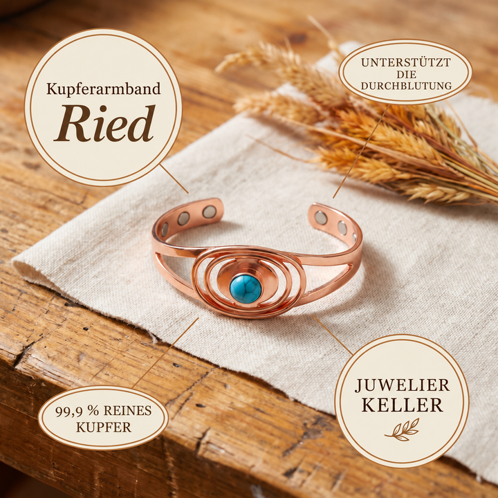 Kupferarmband Ried