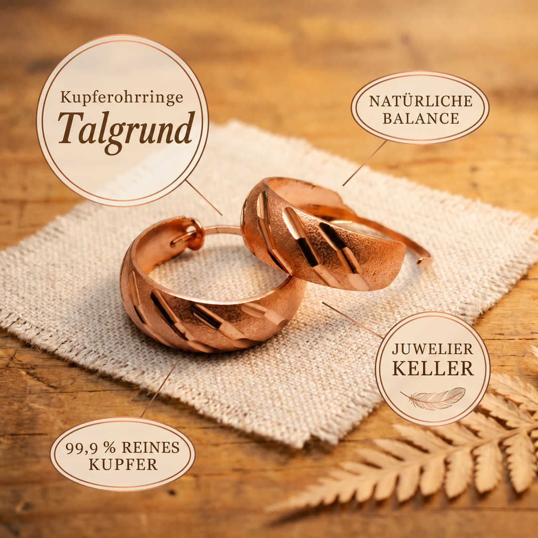 Kupferohrringe Talgrund