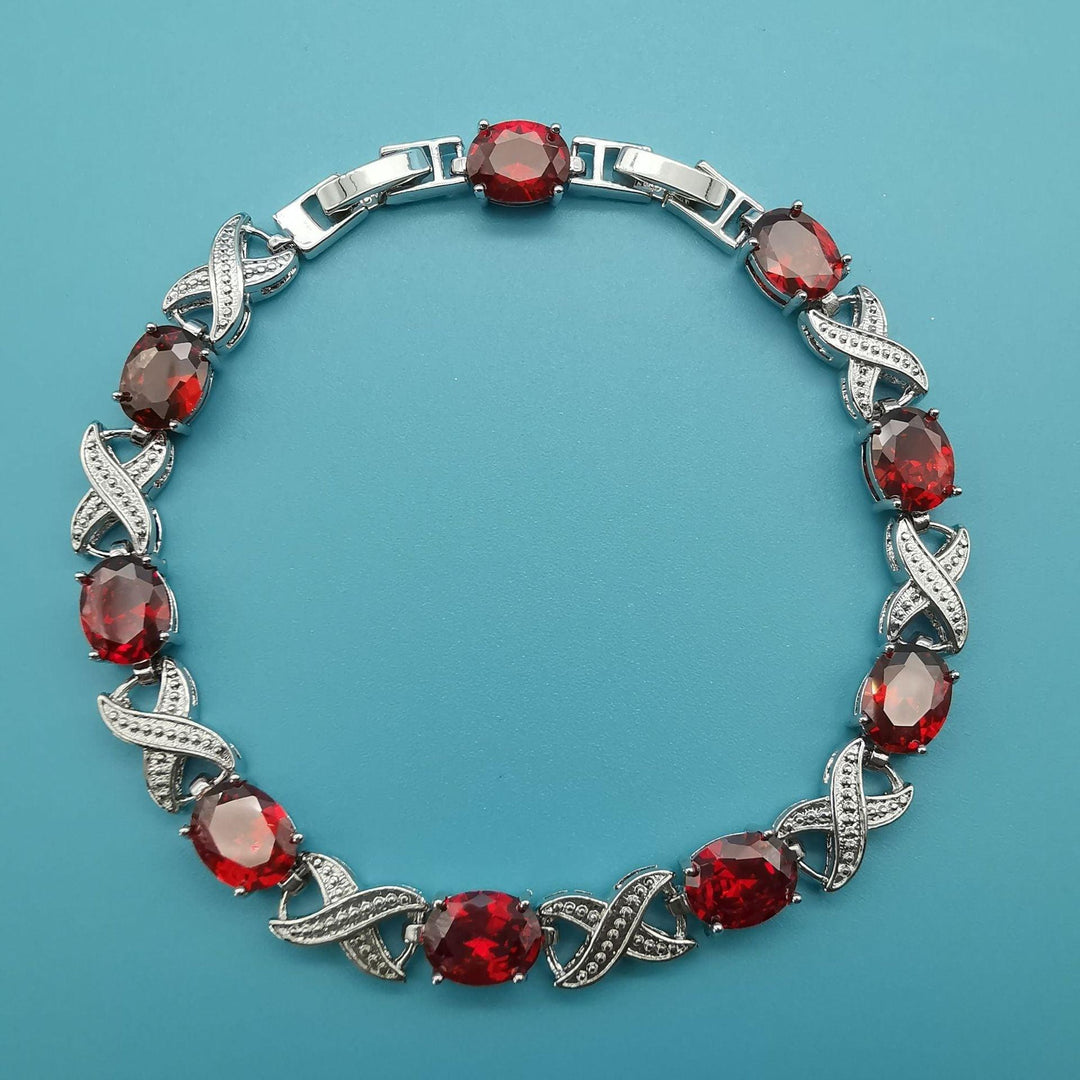 Alendra Flameaux Armband | Weissgold