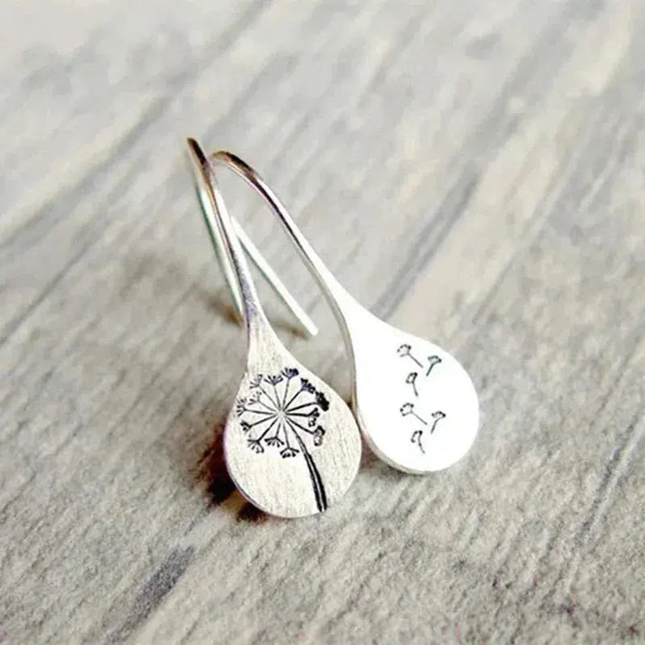 Ohrringe aus Spitze in Silber