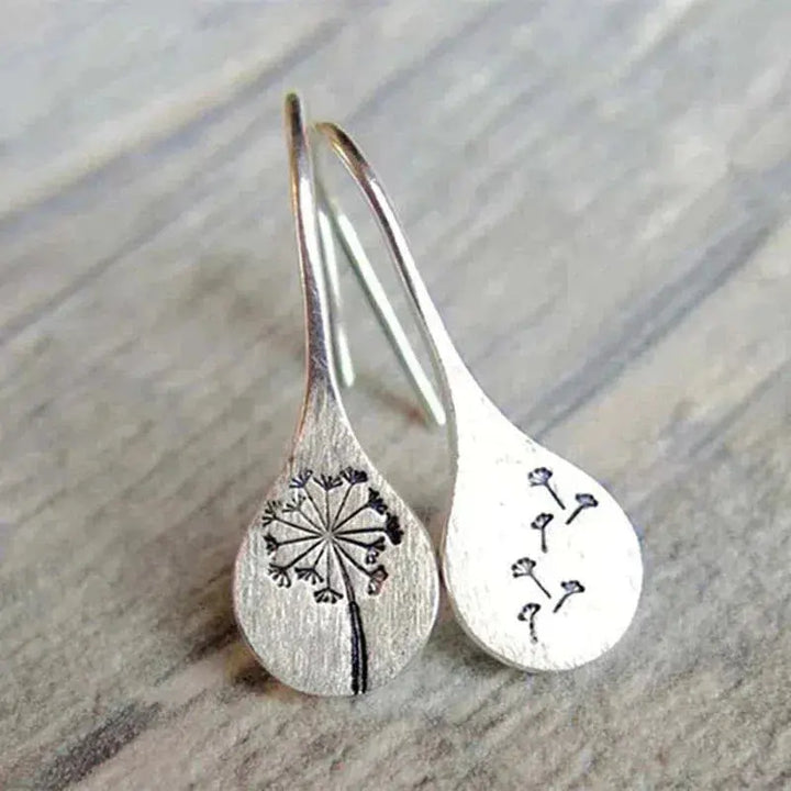 Ohrringe aus Spitze in Silber