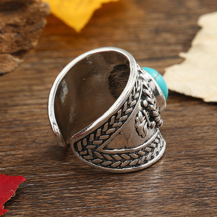 Ravik Stone Offener Ring | Weissgold
