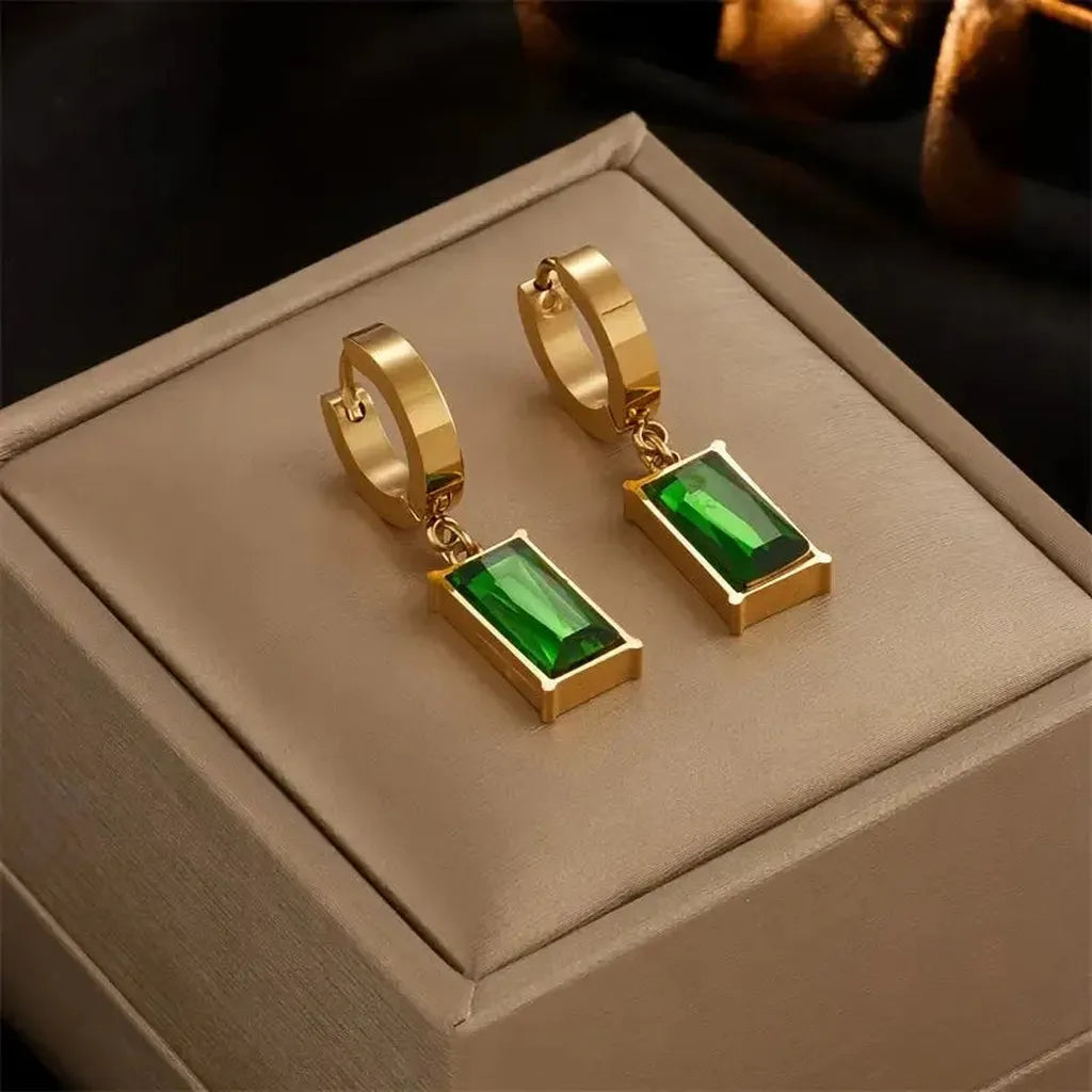 Schmuckset Lina in Grün