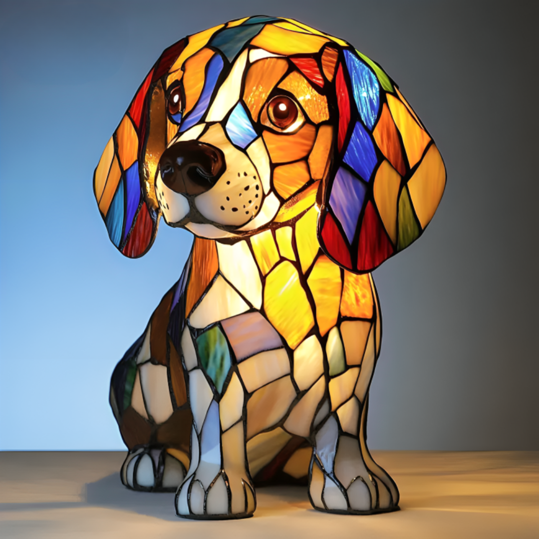Sitzender Beagle