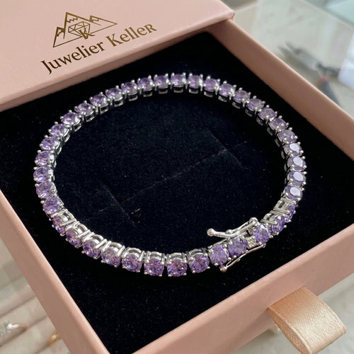 Tennisarmband aus Amethyst