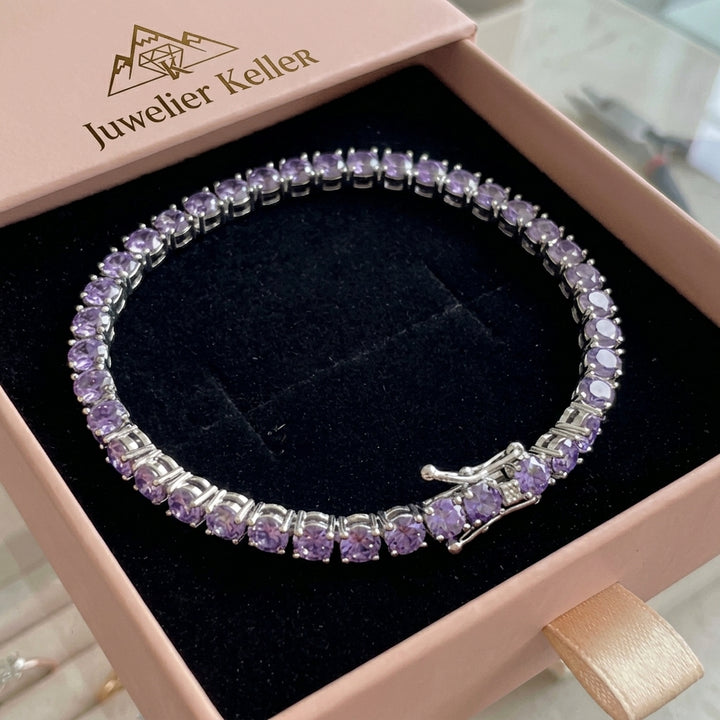 Tennisarmband aus Amethyst