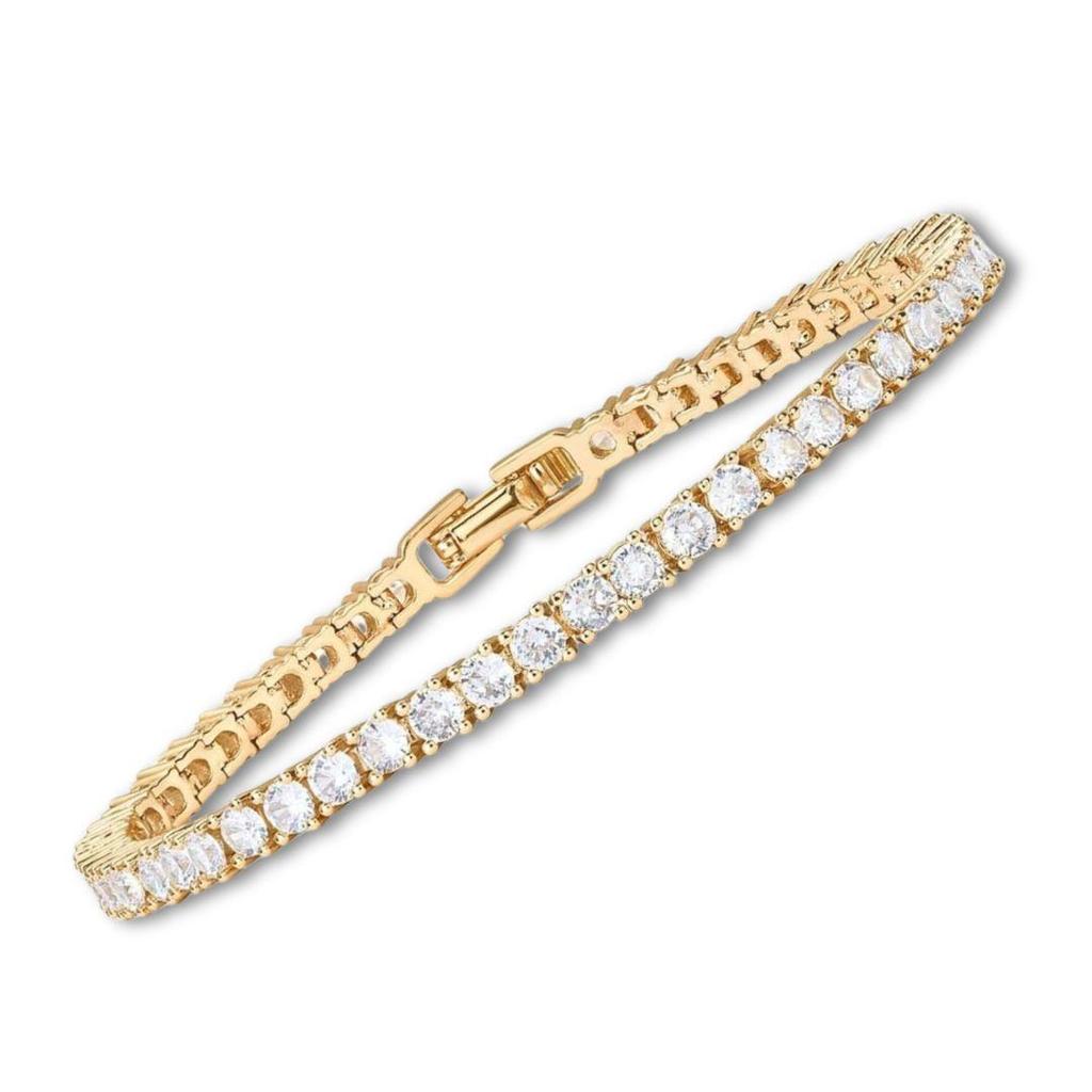 Tennisarmband aus Gold