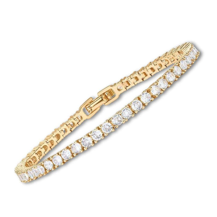 Tennisarmband aus Gold