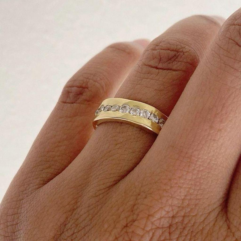 Vintage-Ring aus Gold mit Brillanten