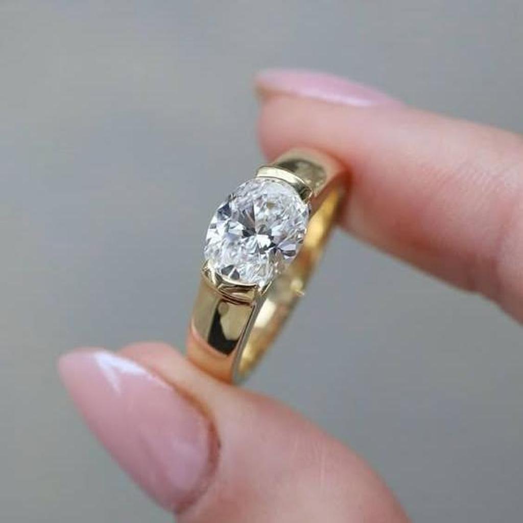 Vintage-Ring in Gold mit Brillanten