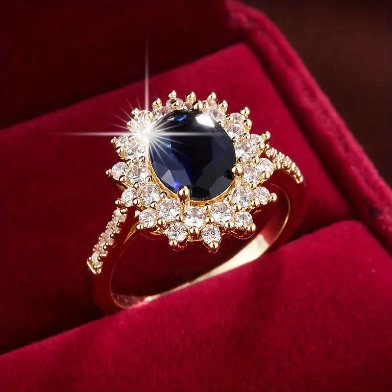 Vionne Saphirae Ring | Weissgold