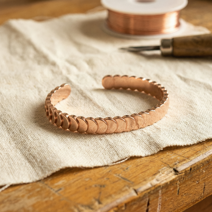 Kupferarmband Gezeiten