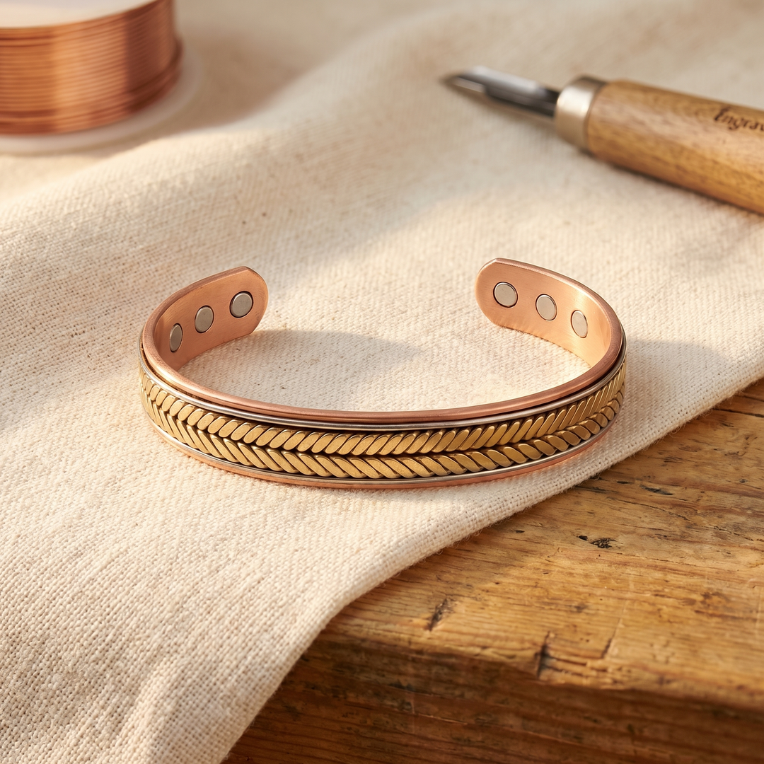 Kupferarmband Ernte