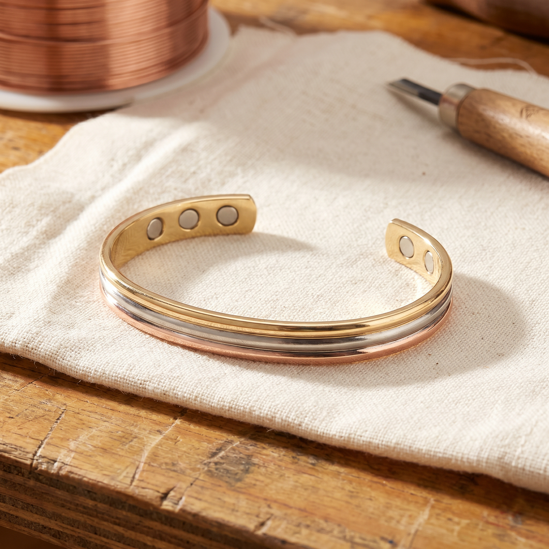 Kupferarmband Fels