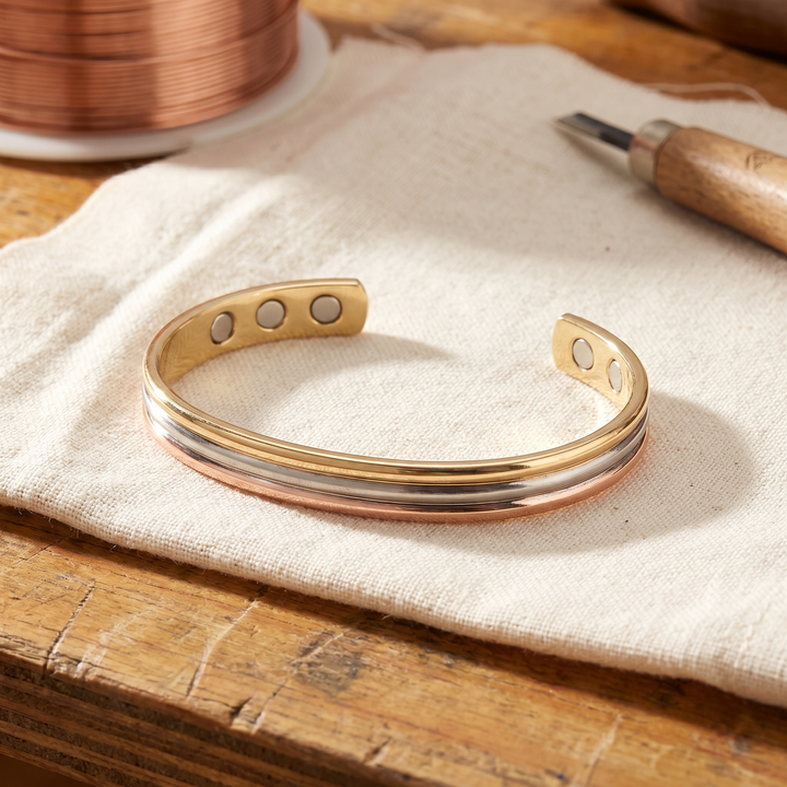 Kupferarmband Fels