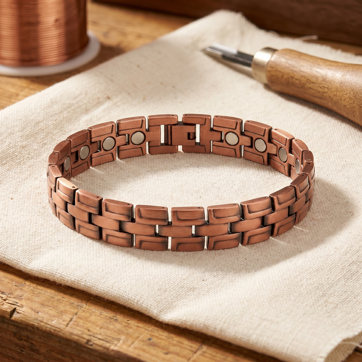 Herren-Kupferarmband Ginster