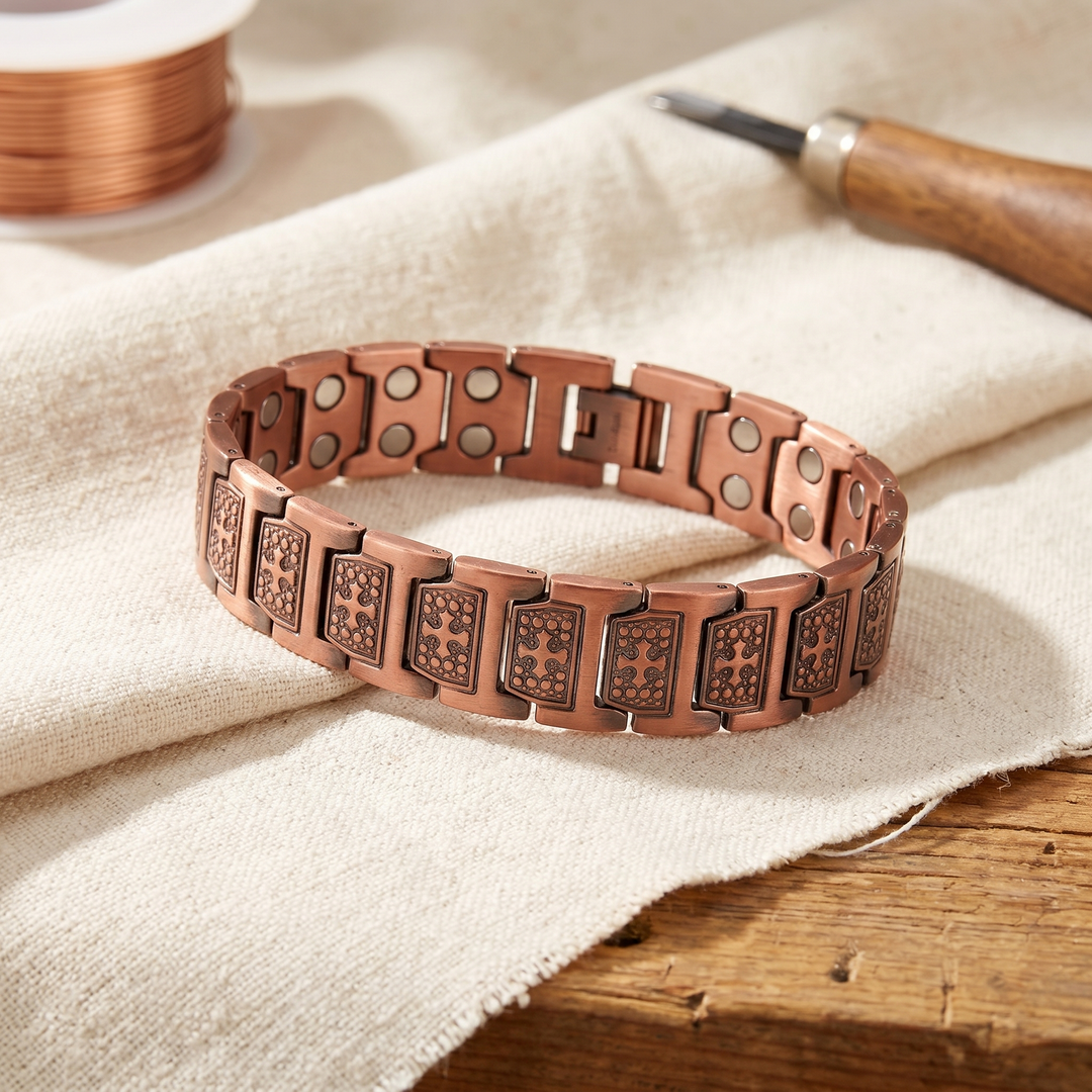 Herren-Kupferarmband Sturm