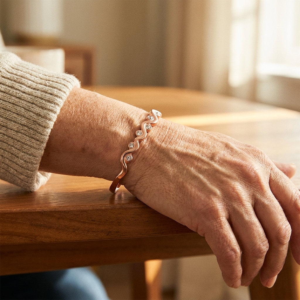 Kupferarmband Lerche