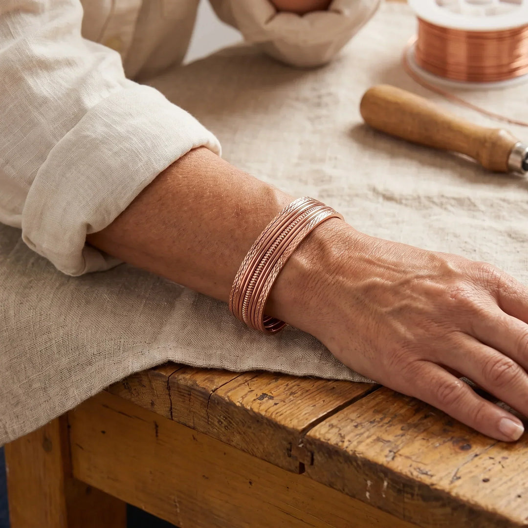 Kupferarmband Adlerfarn