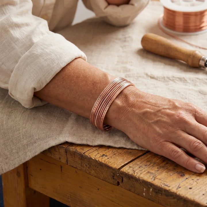 Kupferarmband Adlerfarn